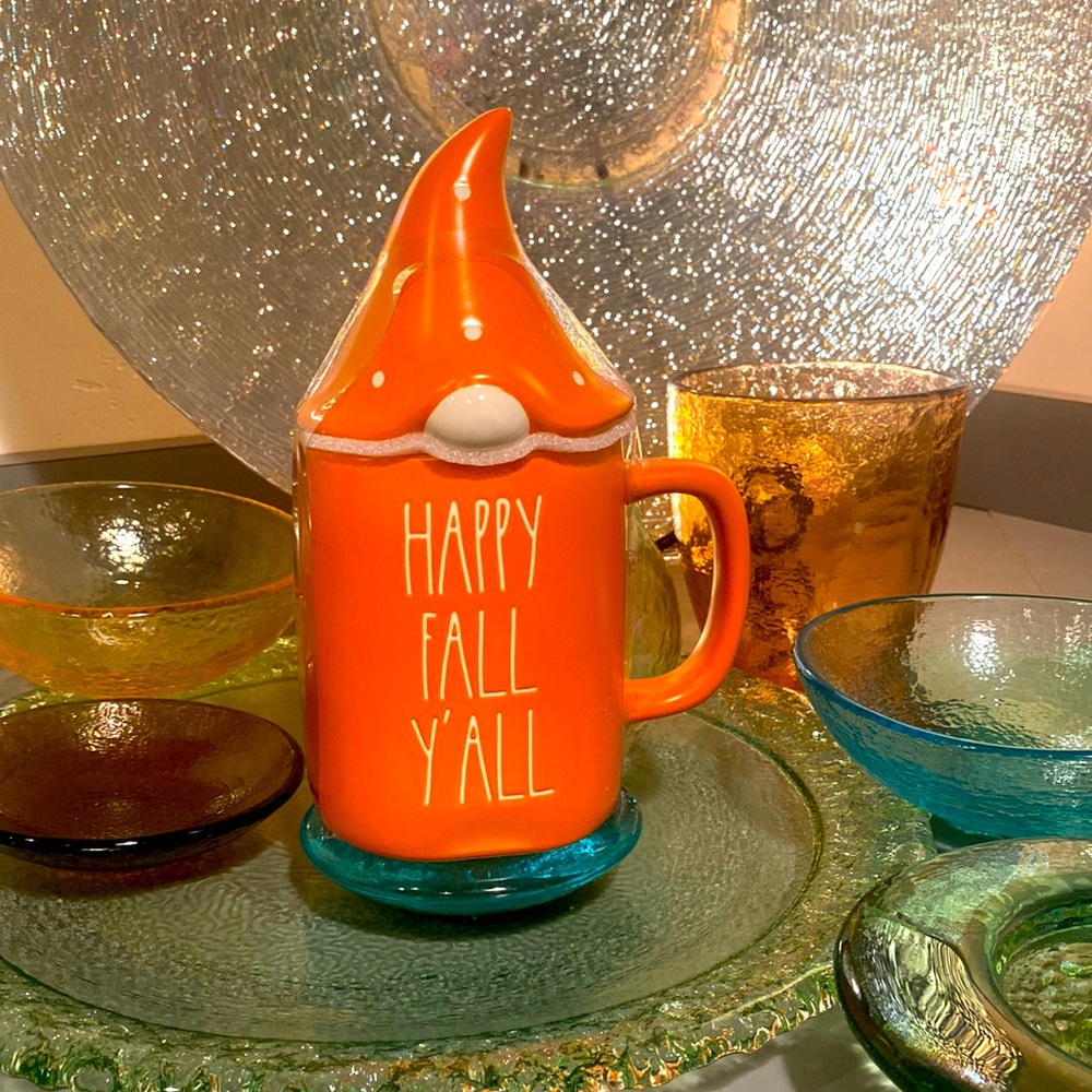 Rae Dunn fall y’all gnome topper mug - Picture 1 of 5